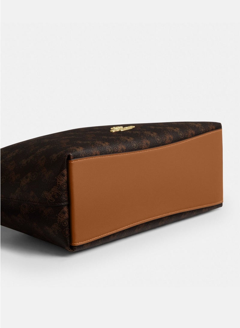 متجر المدرب حقيبة كوتش Laurel31 للنساء بحمالة قابلة للإزالة، حقيبة كتف، حقيبة نفق، حقيبة يد وساعة متقاطعة، لون IM/الكدري، ألوان مختلطة - Image 5